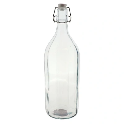 Bouteille de verre hermétique de 1,3 L