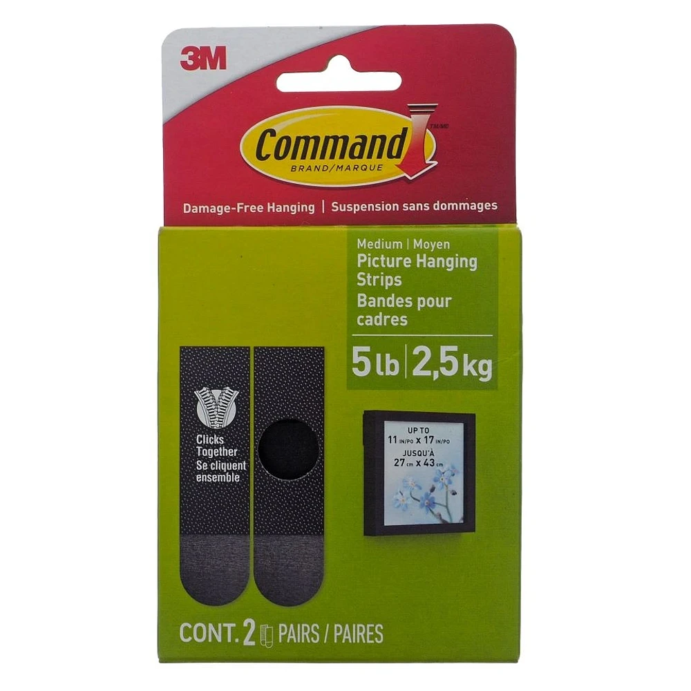 3M COMMAND Pq2 Bandes pour cadres