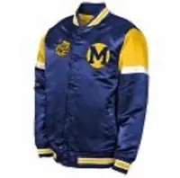 Mitchell and Ness Kids Michigan Woverines Satin Jacket