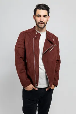 Payton Men's Vegan Faux Suede Jacket