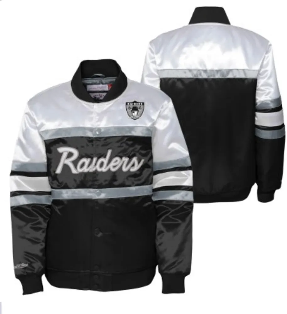 Mitchell and Ness Kids Las Vegas Raiders Satin Jacket