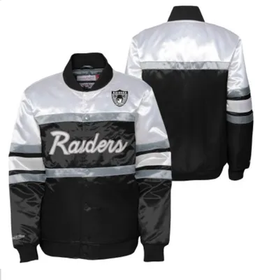 Mitchell and Ness Kids Las Vegas Raiders Satin Jacket