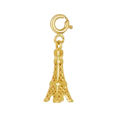 14K Yellow Gold Eiffel Tower Charm