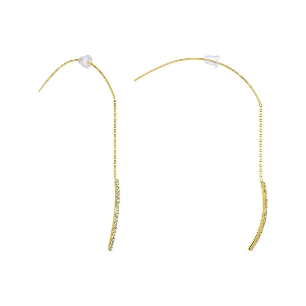 14K Gold Threader Earrings | Modern Citizen