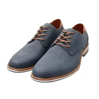 Zapato de vestir azul marino mate para hombre con agujetas Dorothy Gaynor