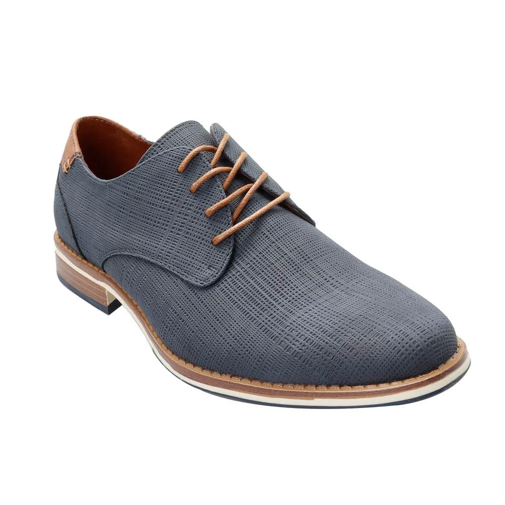 Zapato de vestir azul marino mate para hombre con agujetas Dorothy Gaynor