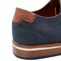 Zapato de vestir azul marino mate para hombre con agujetas Dorothy Gaynor