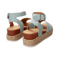 Sandalias confort azul cielo para mujer con plataforma Dorothy Gaynor