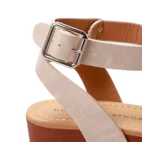 Sandalias confort beige para mujer con plataforma Dorothy Gaynor