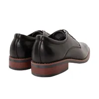 Zapatos negro mate liso para hombre con agujetas Dorothy Gaynor