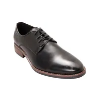 Zapatos negro mate liso para hombre con agujetas Dorothy Gaynor