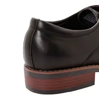 Zapatos negro mate liso para hombre con agujetas Dorothy Gaynor