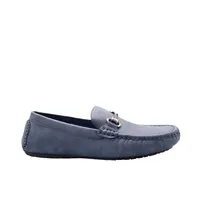 Mocasines azul marino para hombre con elegante hebilla Dorothy Gaynor