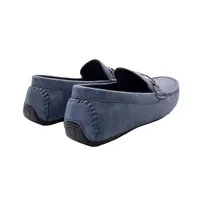 Mocasines azul marino para hombre con elegante hebilla Dorothy Gaynor