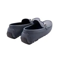 Mocasines azul marino para hombre con aplicación trenzada Dorothy Gaynor