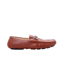 Mocasines color tan para hombre con cinta trenzada Dorothy Gaynor