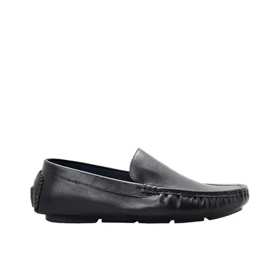 Mocasines color negro liso para hombre Dorothy Gaynor