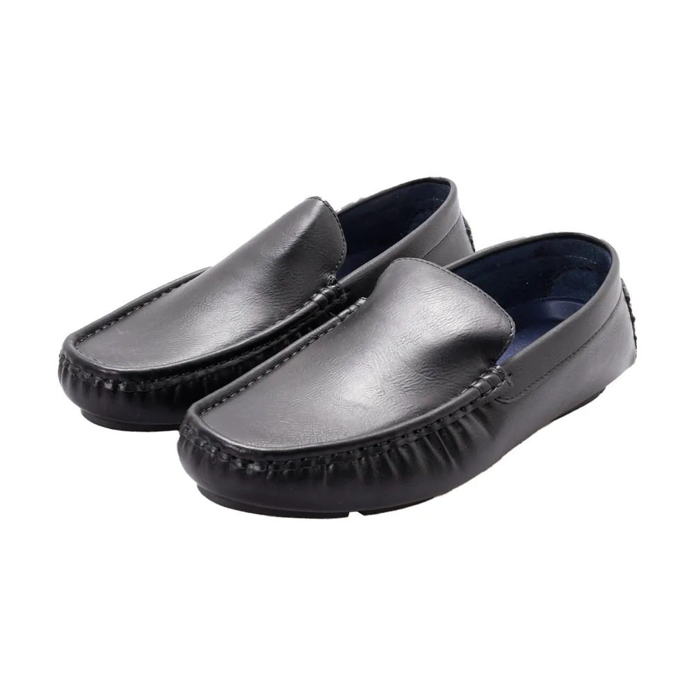 Mocasines color negro liso para hombre Dorothy Gaynor