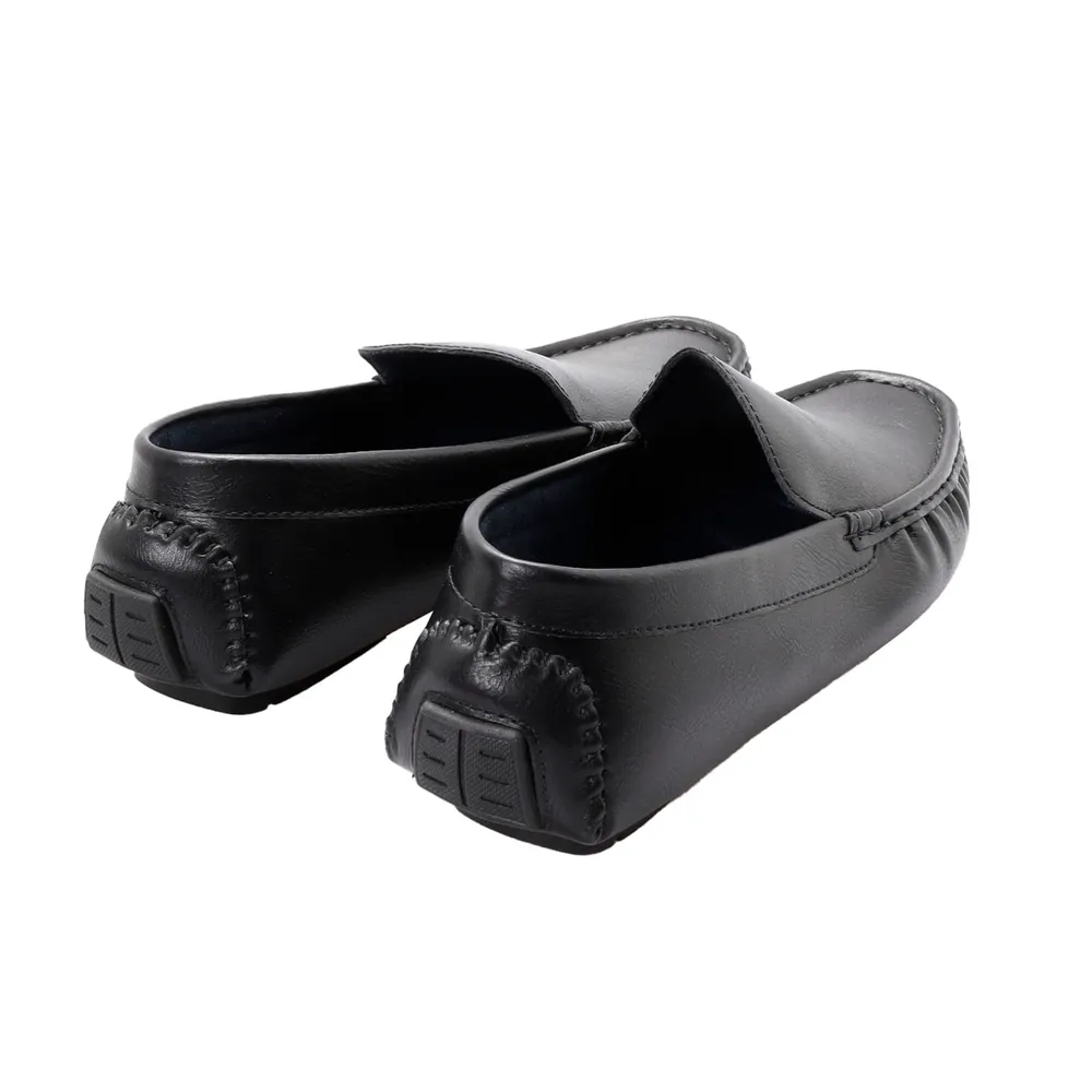 Mocasines color negro liso para hombre Dorothy Gaynor