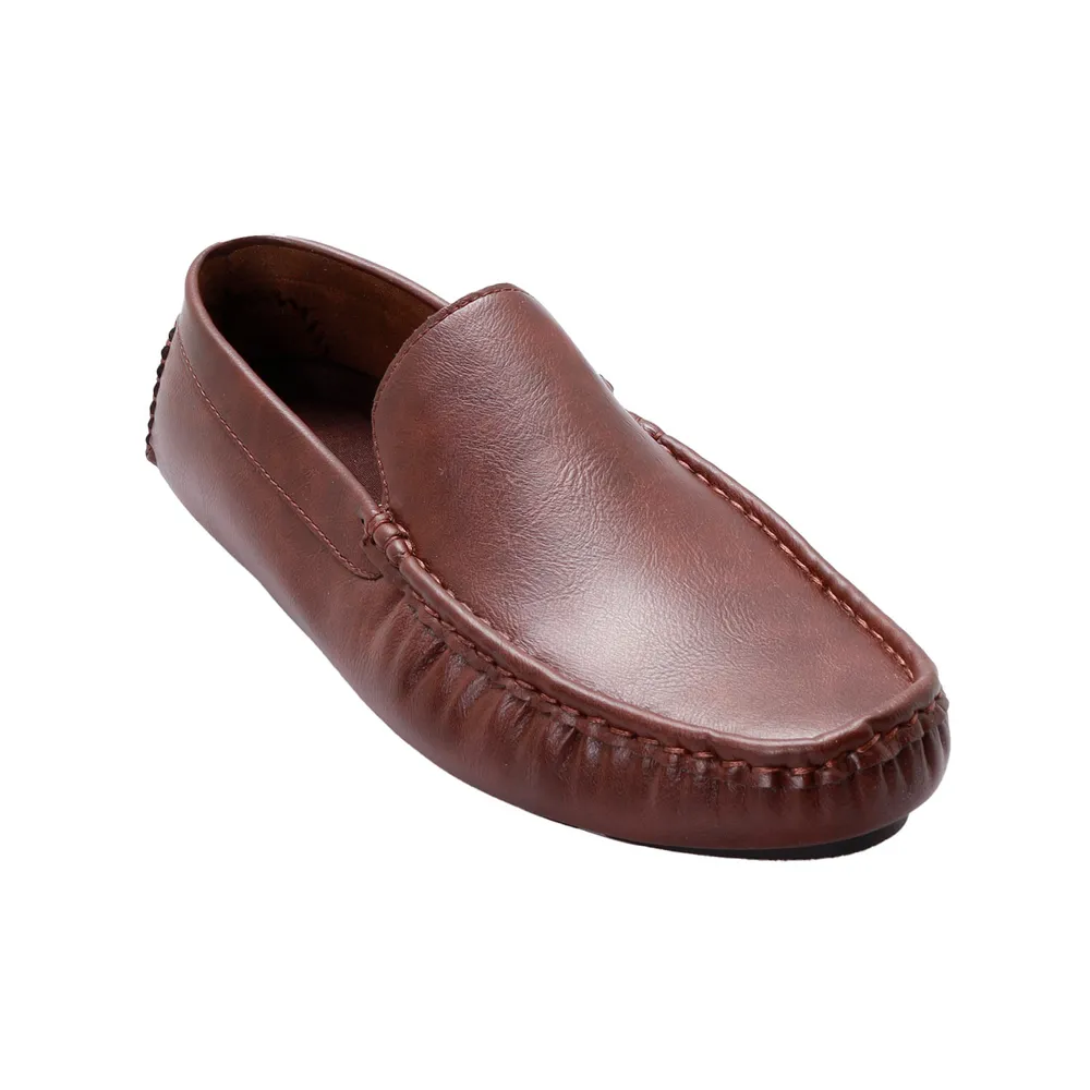 Mocasines color café para hombre Dorothy Gaynor