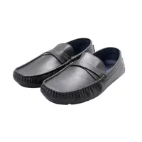 Mocasines color negro para hombre con tiras cruzadas Dorothy Gaynor