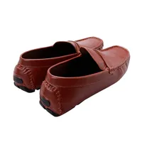 Mocasines color cognac para hombre con tiras cruzadas Dorothy Gaynor