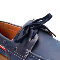 Mocasines azul marino para hombre con agujetas Dorothy Gaynor