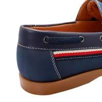 Mocasines azul marino para hombre con agujetas Dorothy Gaynor