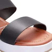 Sandalias negras para mujer con plataforma Dorothy Gaynor