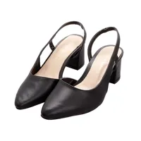 Zapatilla destalonada negro mate para mujer Dorothy Gaynor