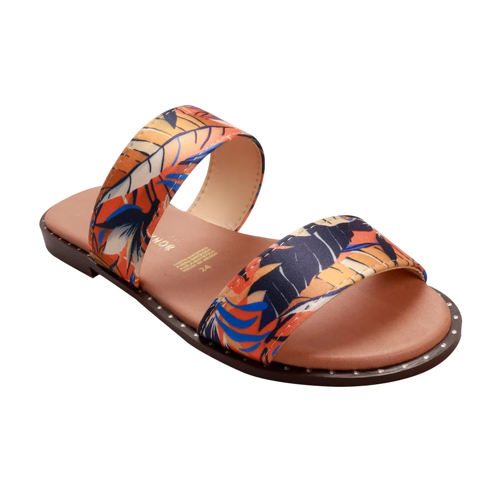 Sandalias flat naranja para mujer Dorothy Gaynor