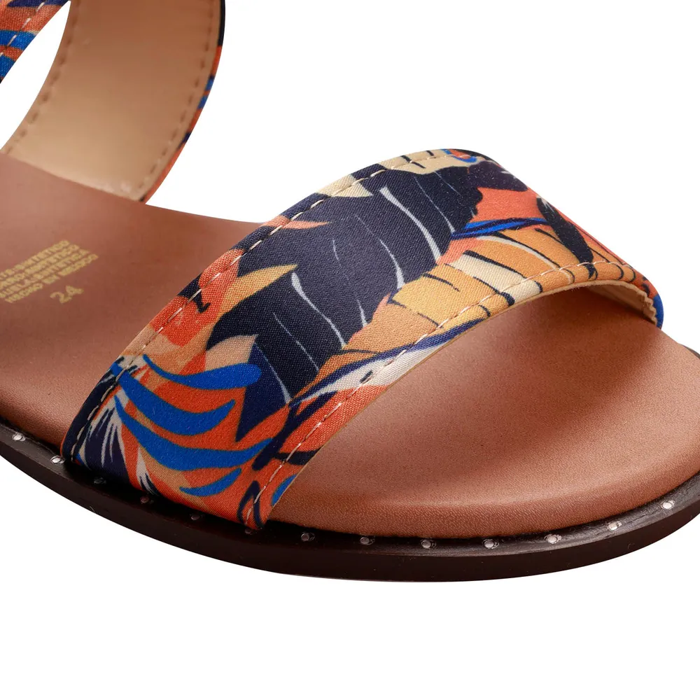 Sandalias flat naranja para mujer Dorothy Gaynor