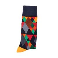 Calcetines rombos multicolor