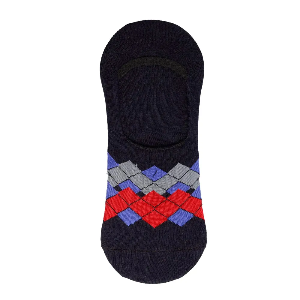 Footies cuadros multicolor