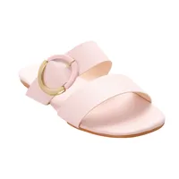 Sandalias Sara color rosa con hebilla lateral