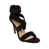 Sandalias Angelina color negro con ajuste de resortes