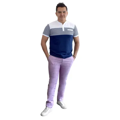 Pantalón rosa Slim Fit