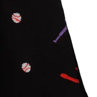 Calcetines béisbol color negro