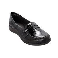 Mocasines color negro tipo charol