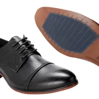 Zapatos Steven color negro con detalle de costura