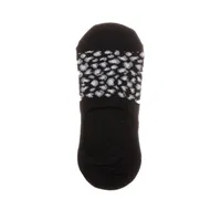 Footies color negro con diseño animal print