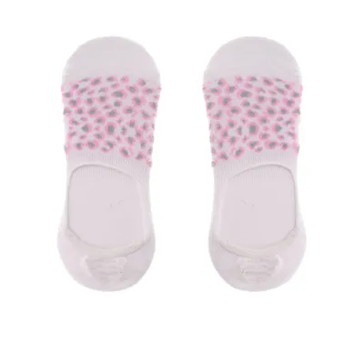 Footies color blanco con detalle animal print