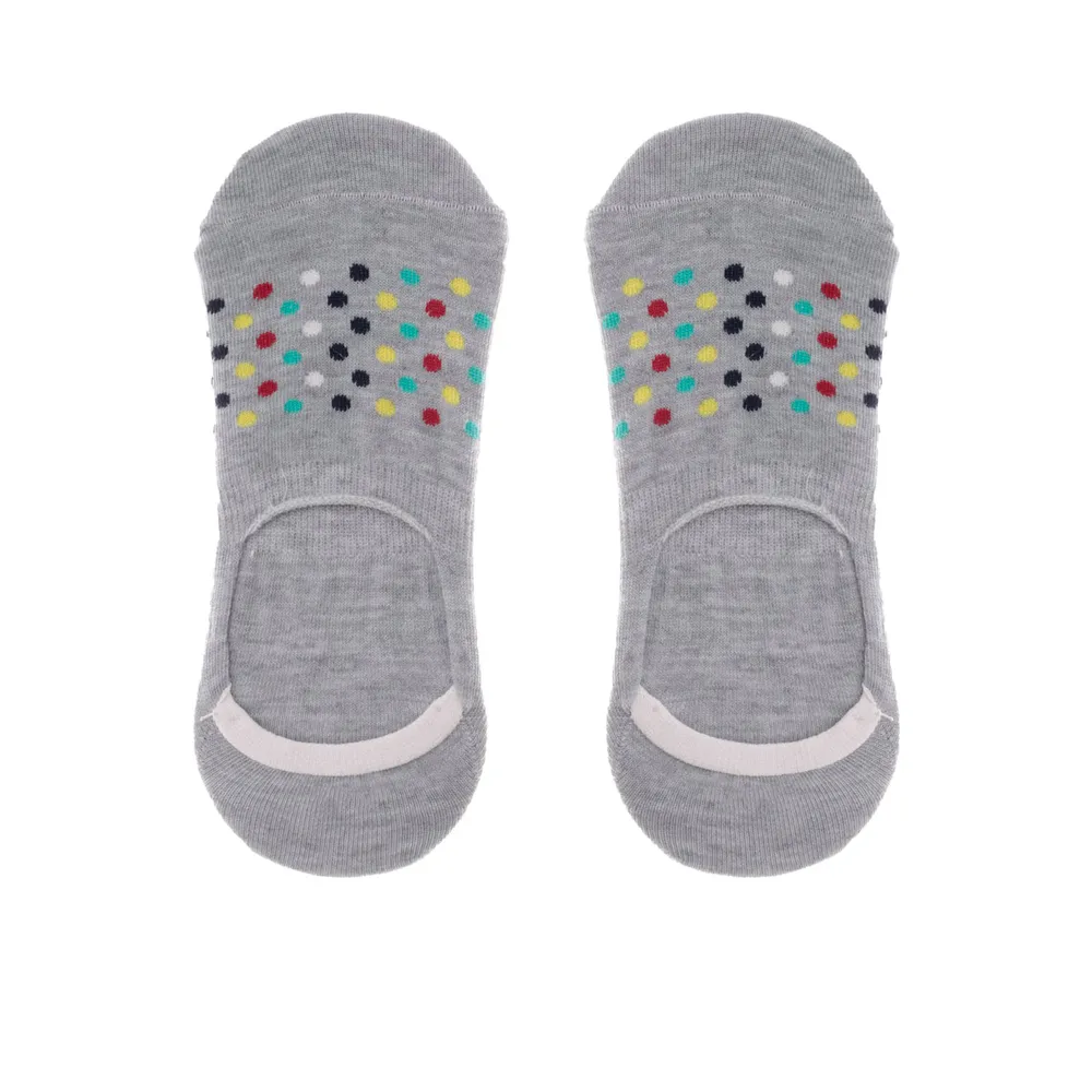 Footies color gris con margaritas blancas y amarillo