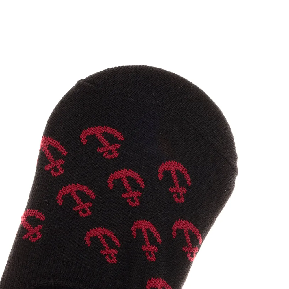 Footies Robert color negro con anclas rojas