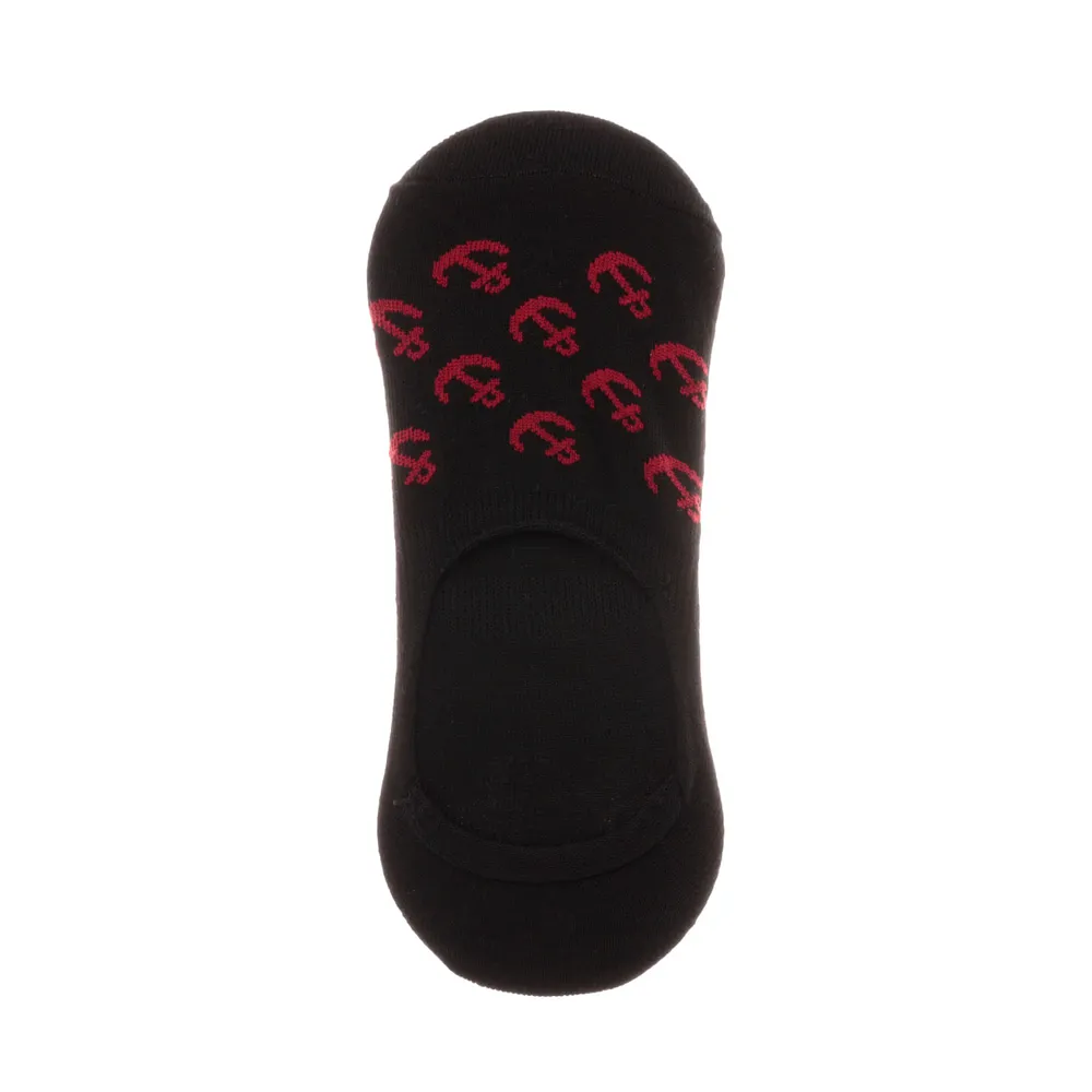 Footies Robert color negro con anclas rojas