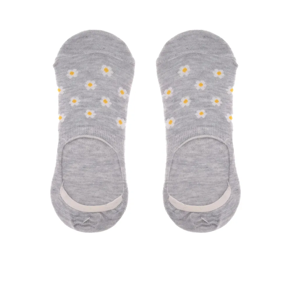 Footies color gris con puntos de colores