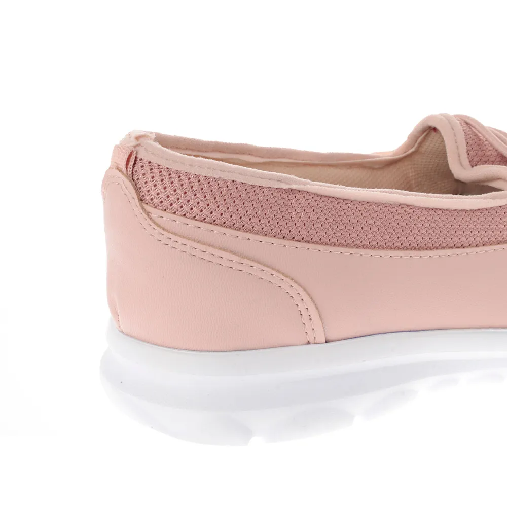 Tenis confort Esmeralda color rosa con ajuste de resorte