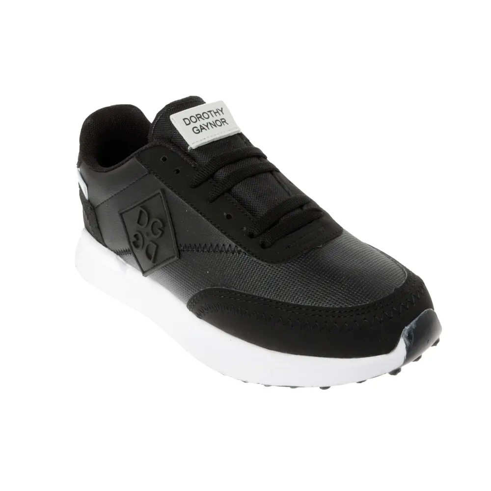 Tenis Abigail color negro con suela alta