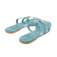 Sandalias Paulette color azul cielo acojinadas