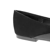 Balerina Miley color negro con doble textura